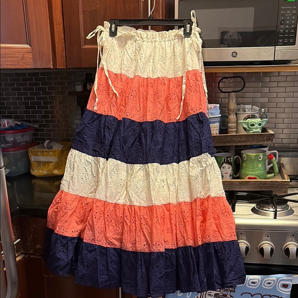 Hutch eyelet maxi skirt